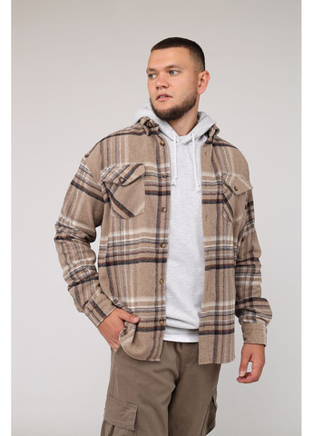 Бежевая рубашка BIG GASTINO