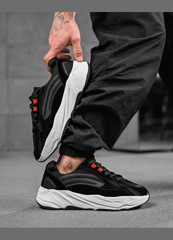 Черные демисезонные стильные мужские кроссовки текстильные черные с белой подошвой Freedom