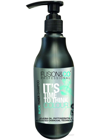 Шампунь для волосся тонуючий чорний Fusion Black Toner Shampoo 500ml (1388859-21331905) Fusion&Co Professional (369551733)