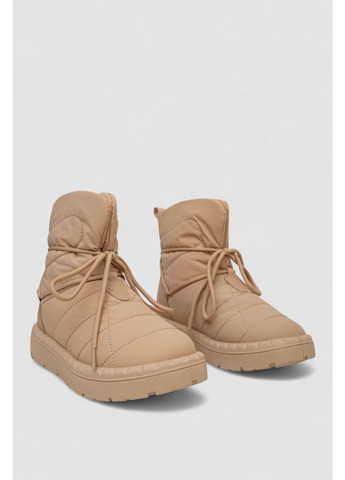 Бежеві дутики жіночі зимові на хутрі, колір бежевий, 248rfm100-5 Ager