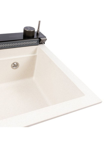 Гранитная мойка IRENA 6846 матовая Белая в точку Valeso (358500908)