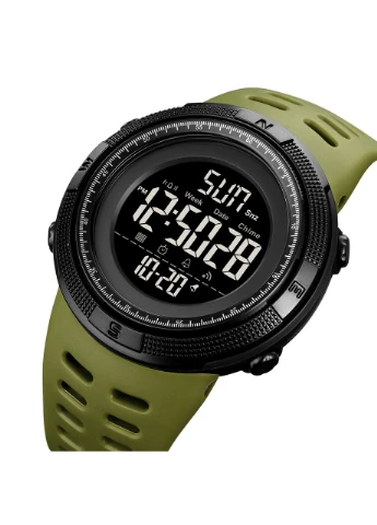 Чоловічий наручний годинник 2070AG Army Green Skmei (382686597)