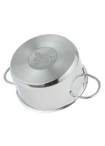 Каструля з кришкою Werner Como GP-50169 18 см 2.4 л срібляста Gipfel (319552180)