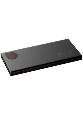 Внешний аккумулятор Adaman Metal Digital Display Quick Charge Power Bank 10000mAh 22.5W Black Baseus (324744299)