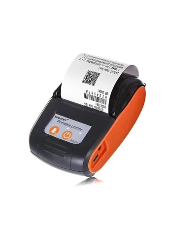 Мобільний термопринтер чеків для смартфона bluetooth PT-210, pos принтер, помаранчевий Goojprt (392000528)