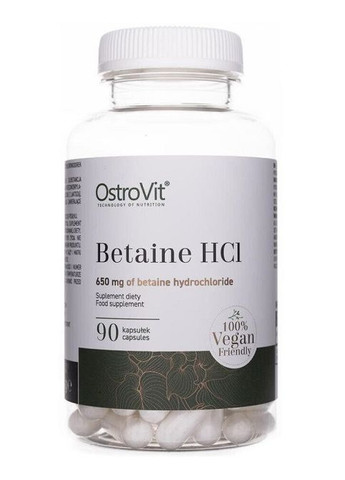 Betaine HCL 90 Caps Ostrovit (287356622)