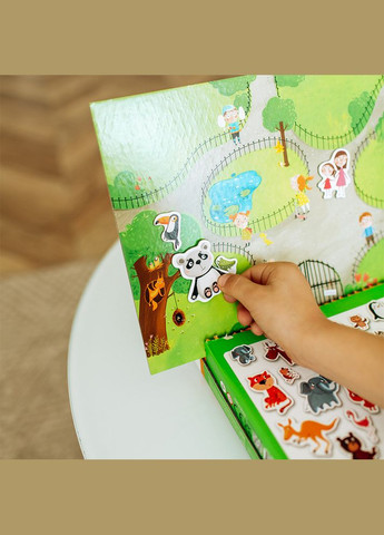 Развивающая игра "Магнитный зоопарк" (35 эл.), magnetic zoo Додо Dodo (338425659)