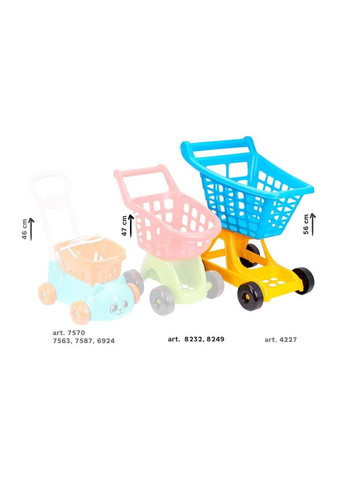 Візочок для супермаркету 56х47х36.5см арт.4227 ТехноК (362715808)