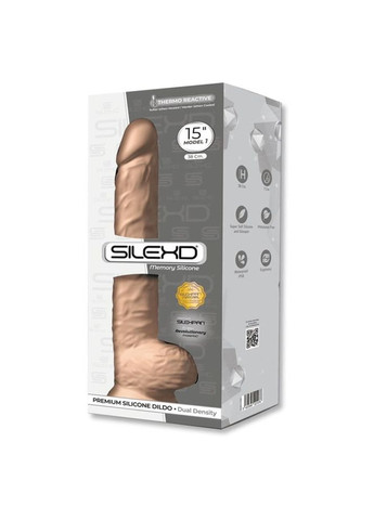 Фалоімітатор реалістичний Model 1 на присосці, бежевий Silexd (348430772)