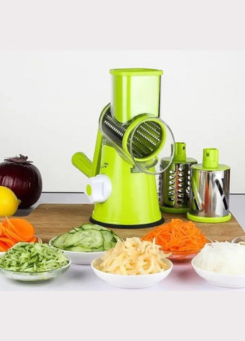 Механическая овощерезка мультислайсер TableTop Drum Grater 3 насадки (1756374727) No Brand (332006246)
