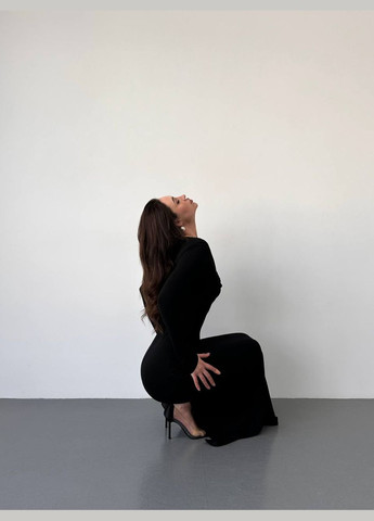 Чорна святковий, коктейльна, ділова, повсякденний, вечірня жіноча сукня FINO Mode