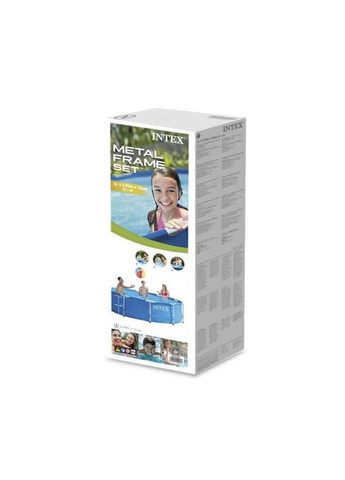 Каркасний коуглий басейн 305х76 см, 4485 літрів з картриджним фільтр-насосом Intex 28202 (334010301)