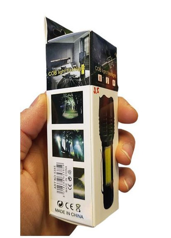 Фонарь аккумуляторный ручной BL-T6-29 T6 + COB 5385 Bailong (297331163)