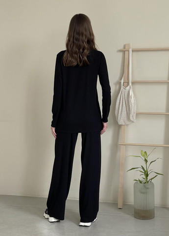 Костюм в рубчик с широкими штанами Merlini Менто (303933260)