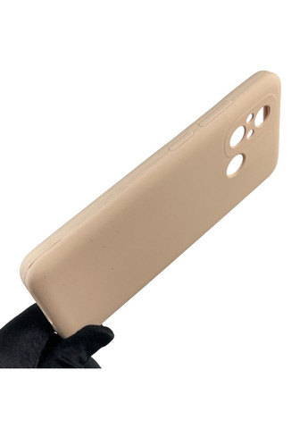 Чохол для Redmi 11A силіконовий з мікрофіброю нековзний на сяомі редмі 11а пудровий Xiaomi (366390527)