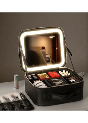 Косметичкаорганайзер с LED зеркалом No Brand - (361971240)