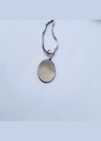 Срібна ікона Овальна ладанка підвіска Св. Миколай срібло 925 (АРТ.1019) 1.59г No Brand (306741563)