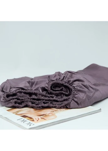 Простыня на резинке Сатин Premium 120х190х25 см (MS-850006827) Moon&Star Velvet Plum (394448174)