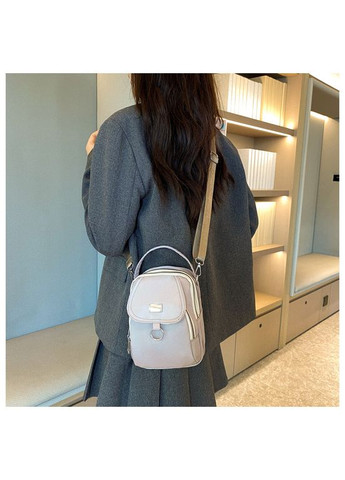 Женская маленькая классическая сумка 10649 кросс-боди серебряная фурнитура нейлон No Brand (366871881)