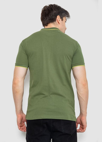 Хаки (оливковая) поло мужское котоновое,, Ager