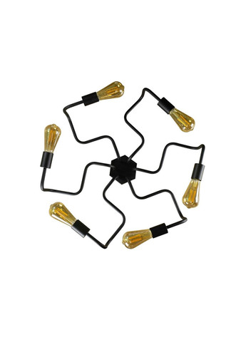 Люстра лофт Laminari на шість ламп павук NL5526-6 MSK Electric (325882581)