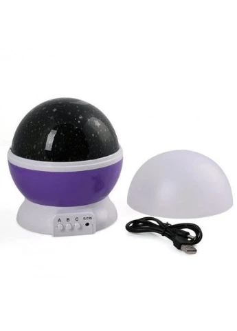 Детский вращающийся ночник проектор звездного неба Dream светодиодный LED светильник 5 Вт Star Master (370606748)