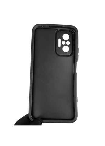 Чехол силиконовый Soft Touch с 3D принтом для Redmi Note 10 Pro черный (Полная защита камеры) Xiaomi (371653079)