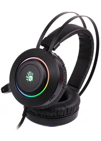 Навушники Bloody G521 Black, підсвічування, USB, накладні, кабель 1.8 м A4Tech (314775730)