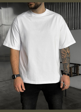 Белая базовая оверсайз футболка️🔝 Luna