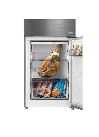 Холодильник MDRB470MGF46OM (нерж, дисплей) Midea