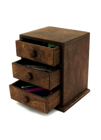 Органайзер настільний з дерева Ессекс капучино (КНЦ-001809) No Brand (328225033)