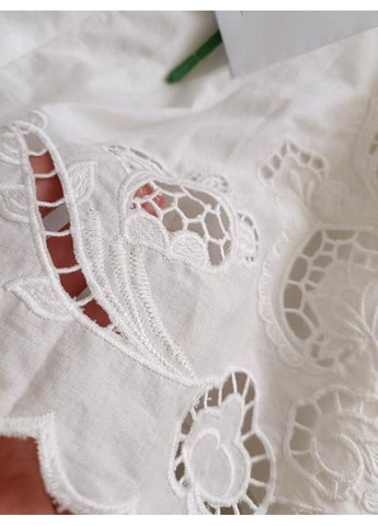 Білий коротка сукня з вишивкою zw collection Zara