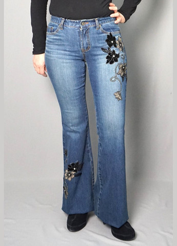 Жіночі вінтажні клешені джинси Синій Tantra - (272797653)