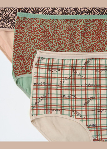 Трусы женские микс мелкие рисунки 5 шт. Nicoletta (322126839)