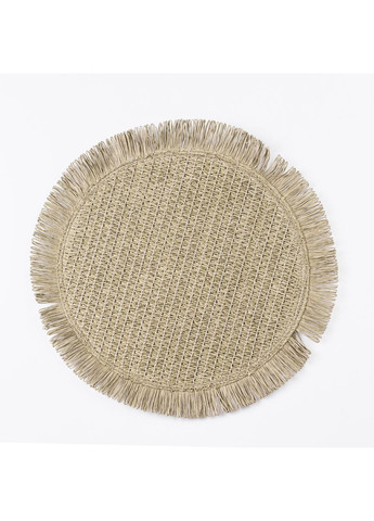 Серветка сервірувальна на стіл кругла Ø38 (см) під тарілки Зелена HP-35-7GR (A-046163) Yiwu (370672308)