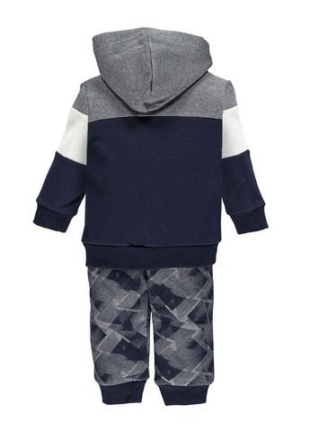 Спортивный утепленный костюм из трех частей на молнии 193BDEP005-920 серый 86 Brums (322169760)