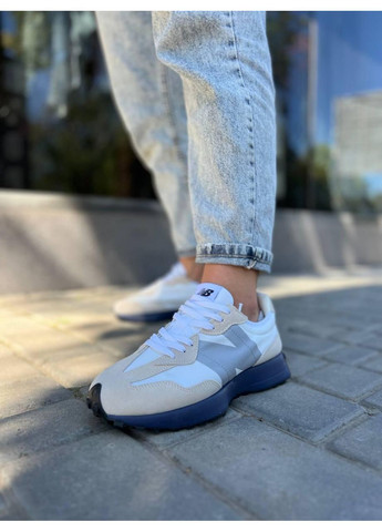 Бежеві Осінні кросівки чоловічі new balance 327 blue sole нью беланс 327 No Brand