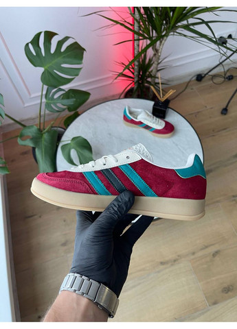 Червоні Осінні кросівки чоловічі і жіночі adidas gazelle red | адідас газель червоні No Brand