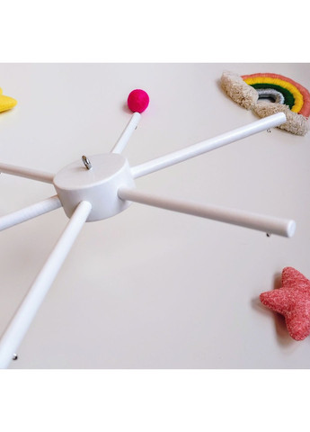 Основа Хрестовина для дитячого мобіля, 6 променів, 28 см, No Brand (362474939)