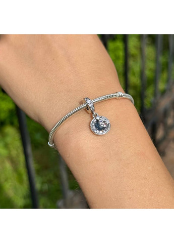 Срібна підвіска-шарм Пандора "Моя любов до тебе більша, ніж зірок на небі" 791993CZ Kabluchka (355347909)