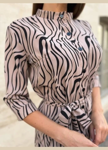 Коричневое платье Fashion