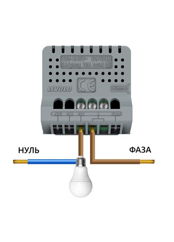 Умный сенсорный диммер ZigBee (VL-C7FC1D2Z-2GIP) Livolo (371260670)