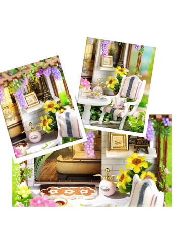 3D конструктор Румбокс зі світловими ефектами "Час відпочинку" конструктор Room Box ляльковий будиночок своїми руками (RB047) BB (360867011)