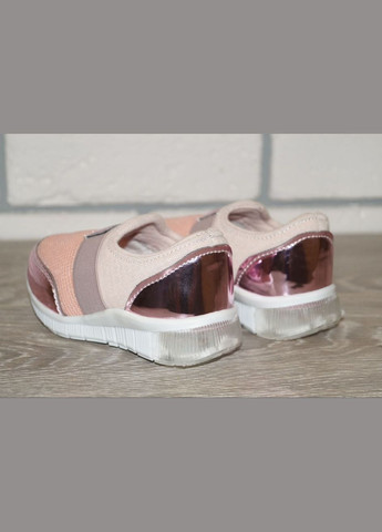 Розовые демисезонные кроссовки для девочки розовые Caslon kids