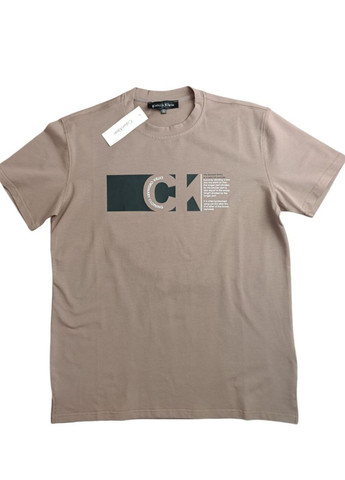 Кавова футболка чоловіча 100% бавовна, туреччина, преміум якість з коротким рукавом No Brand