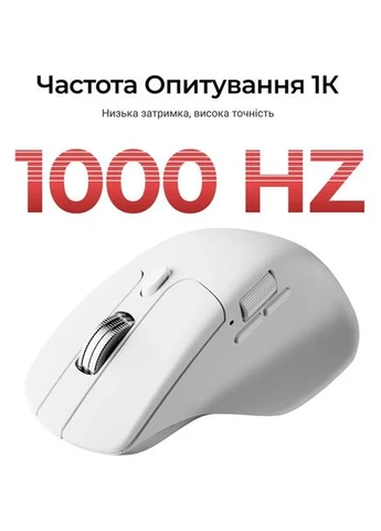 Миша M6S Wireless/Bluetooth/USB White PAW3311 (M6S-B72) Keychron (397280417)
