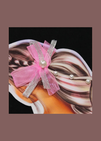 Нашивка тканевая с декором фигурная "Девушка коса с жемчужинами" (4583) No Brand (335812447)