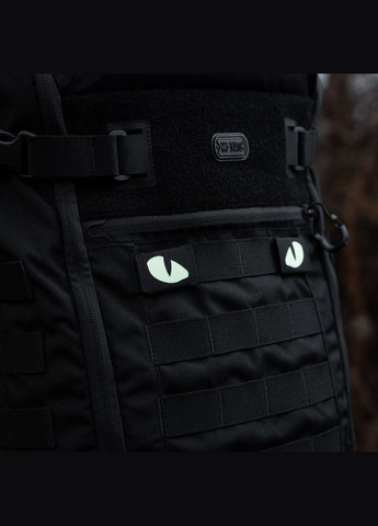 Нашивка Tiger Eyes Laser Cut (пара) Black M-TAC (315047153)