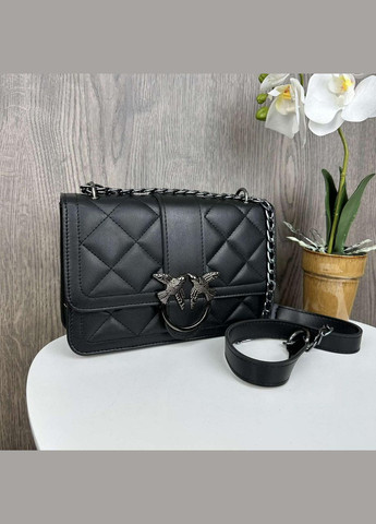 Качественная женская мини сумочка клатч Пинко с птичками, стеганая маленькая сумочка Pinko No Brand (334730354)