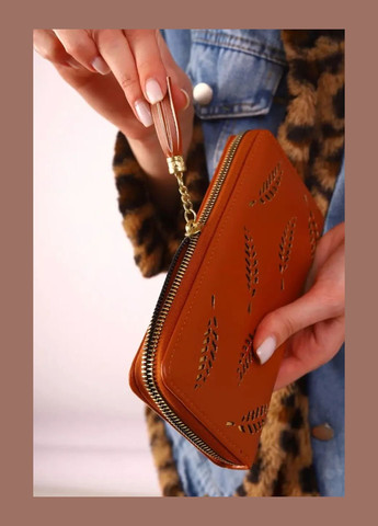 Женский кошелек с листочками No Brand (322583086)